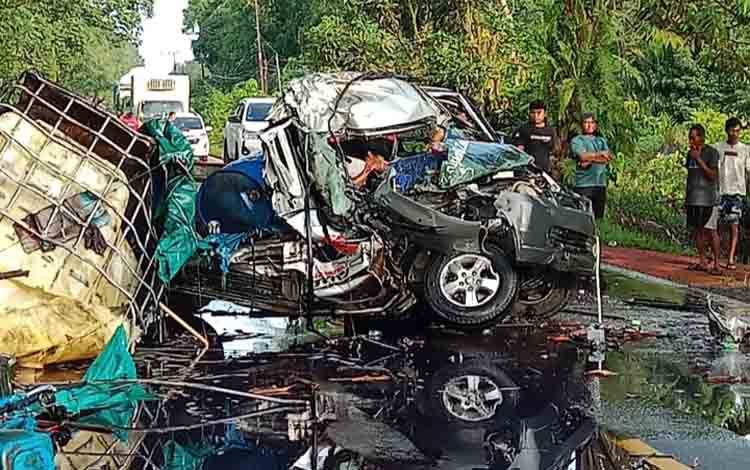 Dua Orang Tewas Terlibat Kecelakaan di Desa Patai Kotim