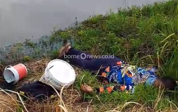 Diduga Kesetrum, Seorang Pria Ditemukan Tertelungkup di Rawa Handil Suruk Kalsel