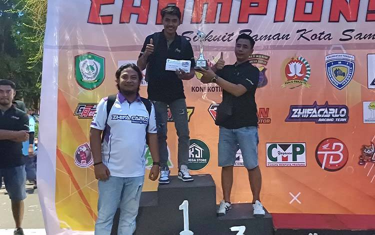 Pembalap Nasional Aqsal Ilham Juara Umum Kategori Open Motoprix Kotim Open Race 2025