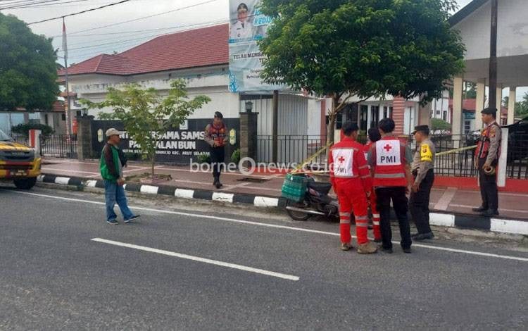 Jenazah Laki-Laki Ditemukan di Depan Kantor Samsat Pangkalan Bun