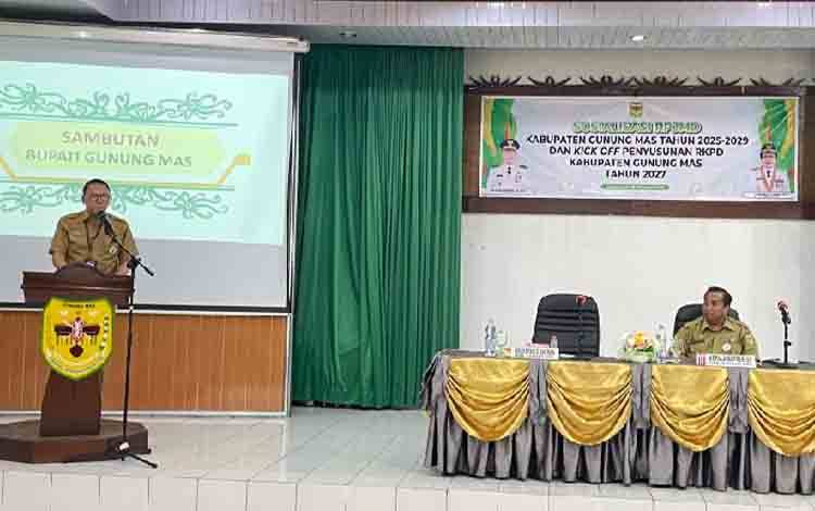 Sekda Gumas: RPJMD 2025-2029 Menjadi Dasar dalam Penyusunan Renstra