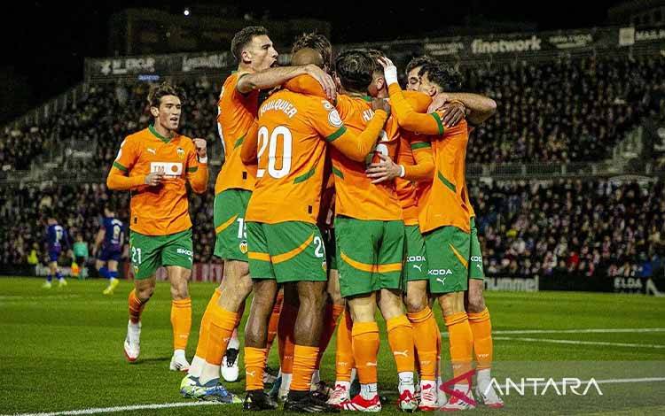 Hasil Copa del Rey: Valencia dan Real Sociedad Pastikan Tiket 16 Besar