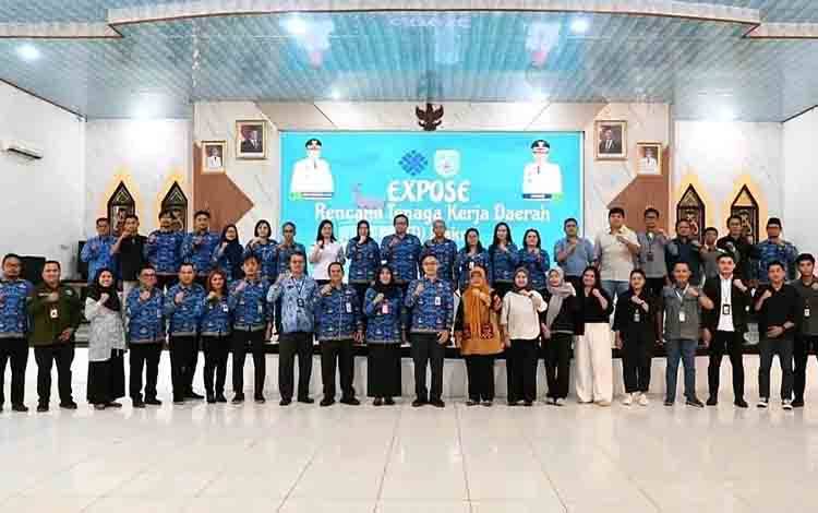 Pemkab Lamandau Expose Rencana Tenaga Kerja Daerah 2025 - 2029
