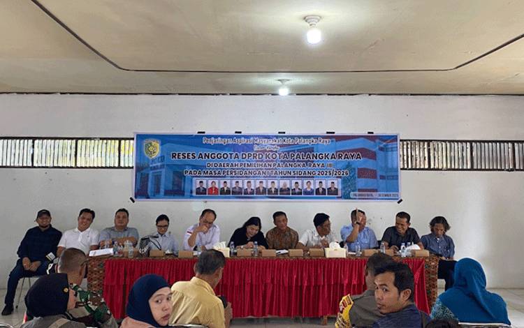 Reses Dapil III DPRD Palangka Raya Utamakan Kesejahteraan Sosial