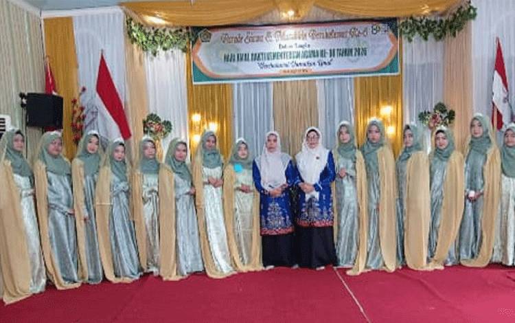 MTsN 1 Kapuas Borong Juara di Parade Siswa dan Muhibbin Bershalawat ke-6
