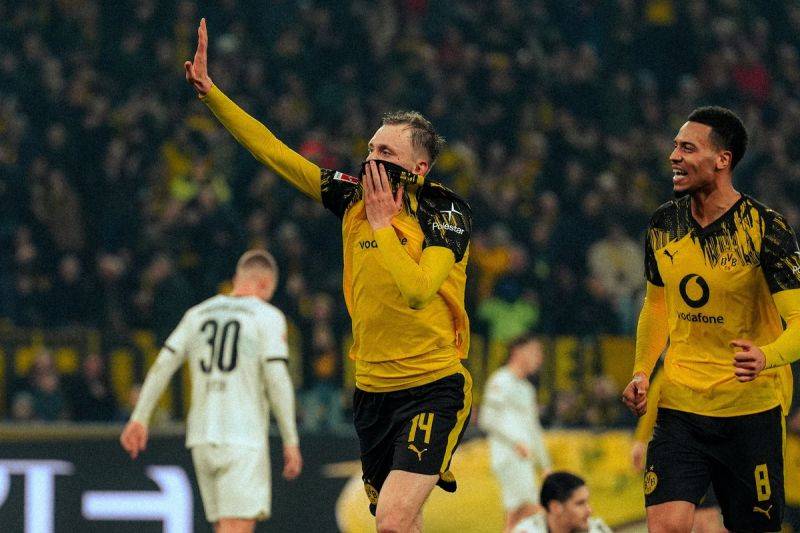 Borussia Dortmund Raih Kemenangan Kandang 2-0 atas Moenchengladbach