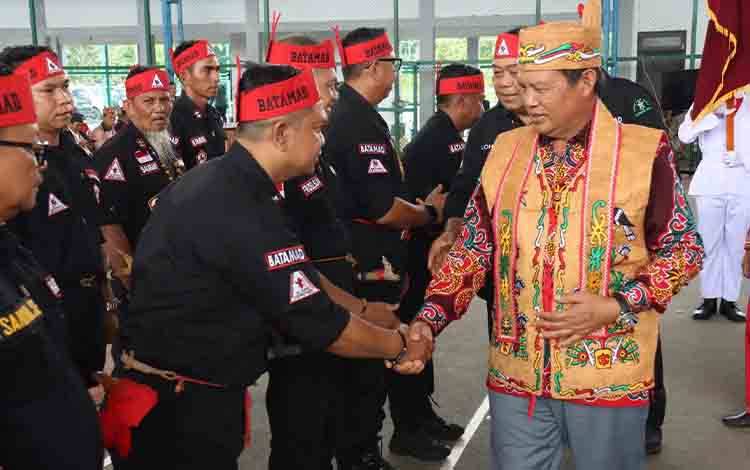 Bupati Seruyan Hadiri Pelantikan Ketua Batamad Seruyan