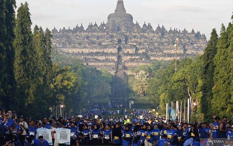 Maraton HKSN di Borobudur Dukung Pemulihan Korban Bencana Sumatera