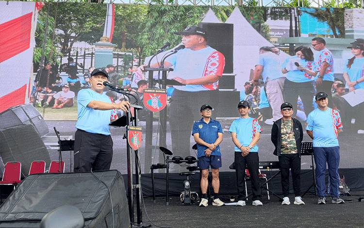 Kodam XXII Gelar Tambun Bungai Run untuk Peringati Hari Bela Negara dan Hari Juang TNI AD