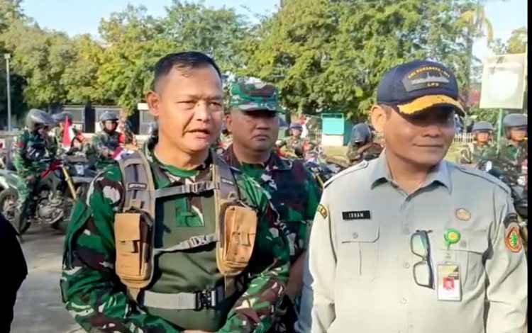 100 Prajurit TNI Bermotor Salurkan Bantuan Pangan ke Bener Meriah