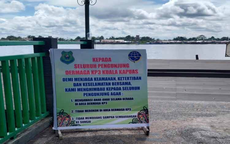 Dermaga KP3 Kuala Kapuas Dibuka Kembali, Pengunjung Diharapkan Patuhi Imbauan