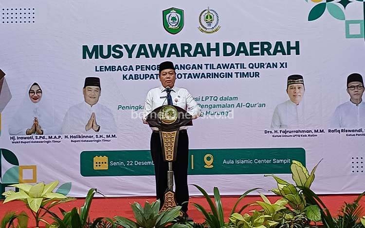 Pemkab Kotim Harap Musda XI LPTQ Hasilkan Pengurus Kedepankan Pembinaan Qori/Qoriah