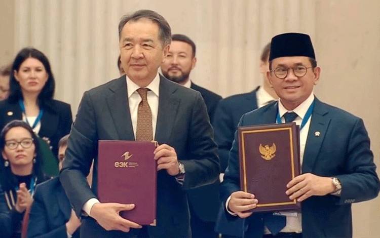 EAEU-Indonesia Teken Perjanjian Perdagangan Bebas di St. Petersburg