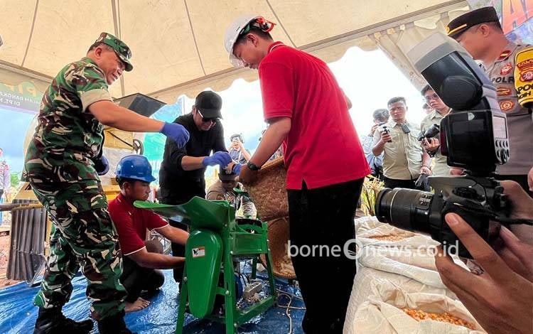 Pangdam XII/Tambun Bungai Sebut Konsep Tanam Jagung di PT MKM Jadi Percontohan