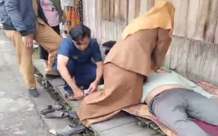 Warga Kelayan Meninggal Mendadak di Jalan Sewangi Banjarmasin saat Hendak Berobat