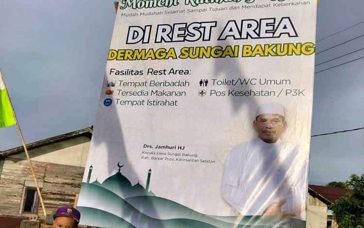 Jemaah Momen 5 Rajab Sekumpul Jalur Sungai Disiapkan Rest Area di Dermaga Sungai Bakung