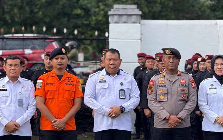 Ditjenpas Kalteng Gelar Apel Siaga Pengamanan Natal-Tahun Baru 2025-2026 di Palangka Raya