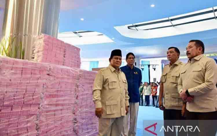 Prabowo Sebut Denda Rp6,6 Triliun Bisa Bangun 100.000 Hunian Pengungsi
