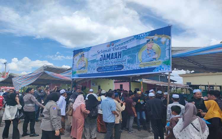 Euforia Haul 5 Rajab Merambah Palangka Raya, Rest Area Masjid Kubah Hijau Dapat Pujian Jamaah