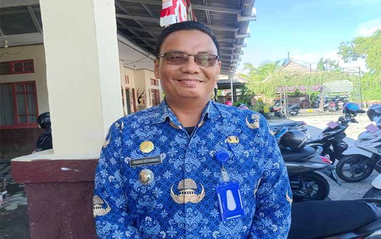 Camat Kahayan Hilir Endra Setiawan. (FOTO : RETHA)