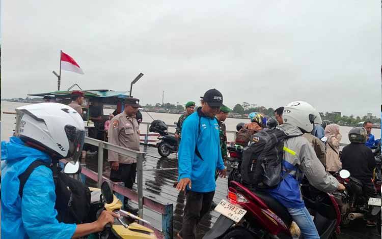 Polres Kapuas Perketat Pengamanan di Ferry Penyeberangan Selat Hilir