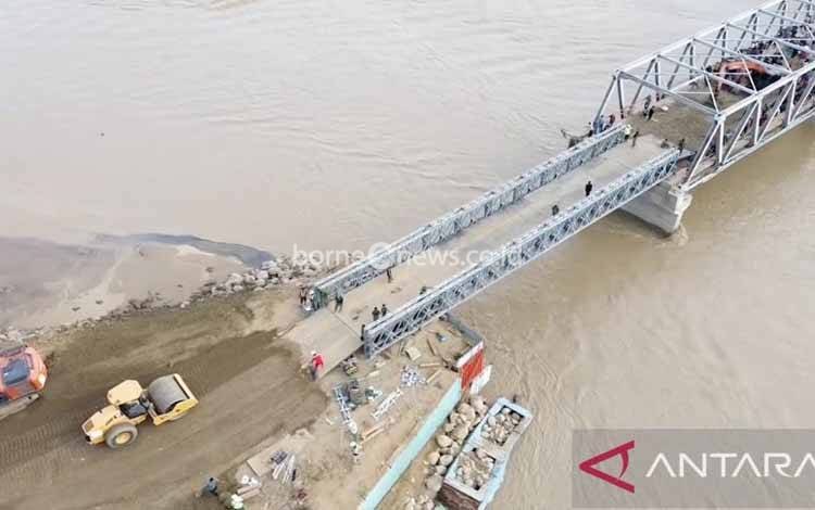 Pemerintah Rampungkan 10 Jembatan Bailey di Lokasi Bencana Sumatra