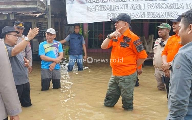 Bupati Barito Timur Tinjau Banjir Pastikan Warga Terdampak Mendapat Penanganan Cepat
