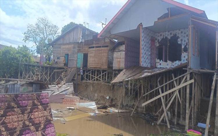 Hujan Deras di Palangka Raya, BPBD Waspadai Ablasi di Kawasan Flamboyan Bawah Pahandut