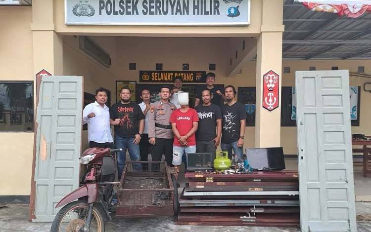Polsek Seruyan Hilir Tangkap Maling Beraksi di Kuala Pembuang