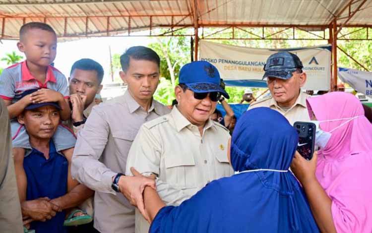 Presiden Tinjau Posko Kesehatan di Tapsel dan Pastikan Warga Dilayani