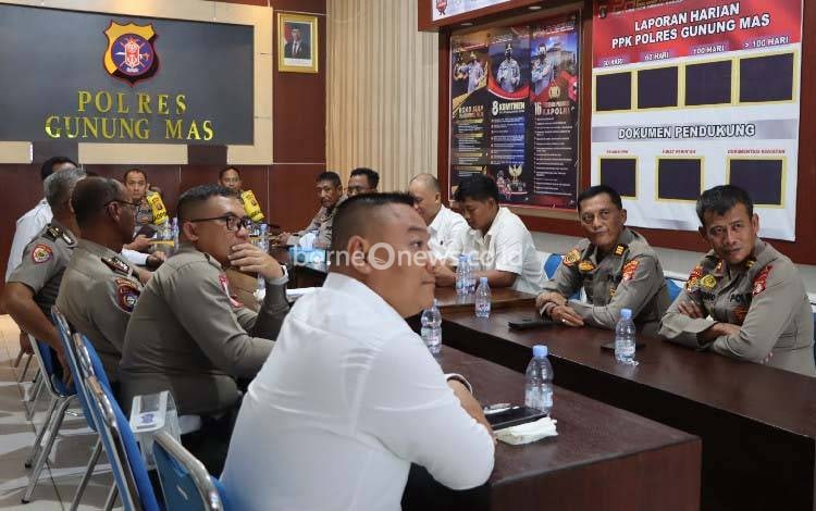 Polres Gunung Mas Tangkap 33 Pengedar Sabu hingga Ungkap 46 Kasus Kriminalitas