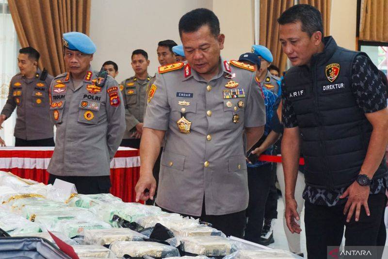 Polda Kaltim Bongkar Lima Kasus TPPU Narkoba Senilai Rp11,3 Miliar Sepanjang 2025