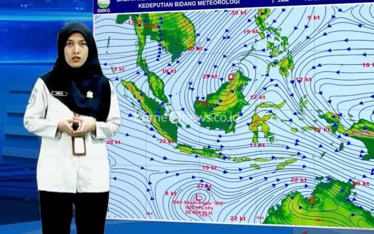 BMKG Peringatkan Potensi Hujan Lebat di Kalteng, Cuaca Basah Dominasi Indonesia Jumat Ini