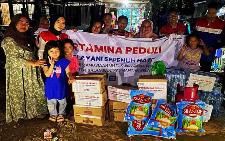 Pertamina Salurkan Bantuan Kemanusiaan untuk Ribuan Korban Banjir Balangan Kalsel