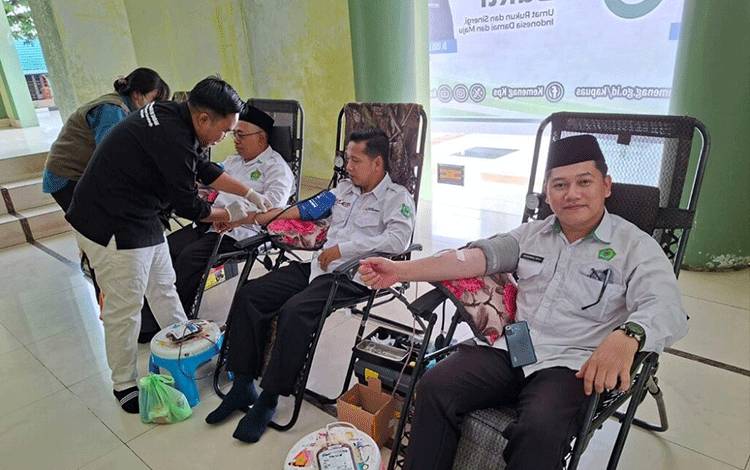 Donor Darah Warnai Peringatan HAB Kementerian Agama ke-80 di Kuala Kapuas