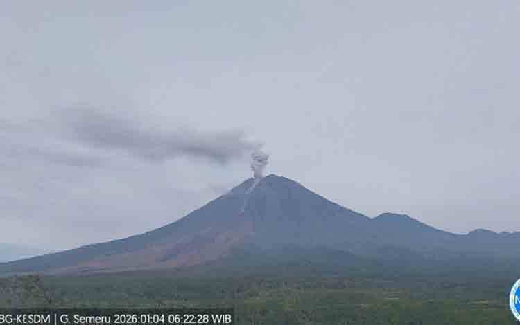 Gempa Letusan Masih Mendominasi Aktivitas Gunung Semeru