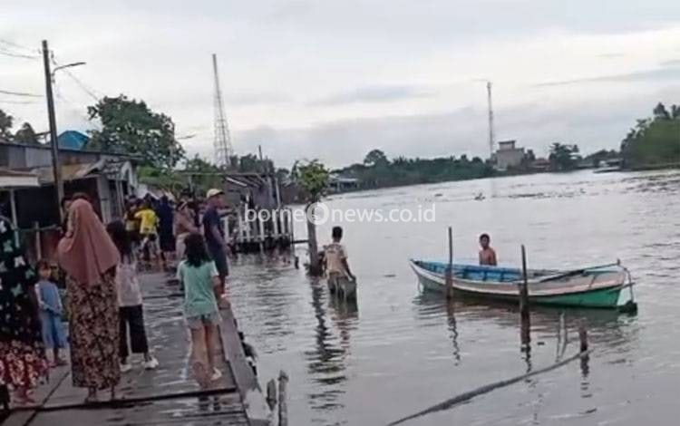Remaja Tenggelam di Sungai Martapura Banjarmasin Timur