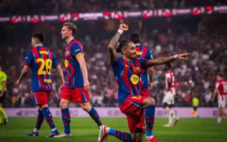 Piala Super Spanyol: Barcelona ke Final Usai Menang 5-0 atas Athletic
