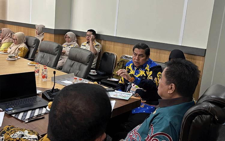 Wabup Pulang Pisau Ikuti Rapat TPPS Kalteng, Data Stunting Masih Perlu Sinkronisasi