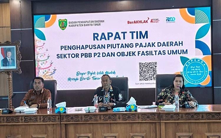 Pemkab Bartim Bahas Penghapusan Piutang PBB Kedaluwarsa, Total Capai Rp2,9 Miliar