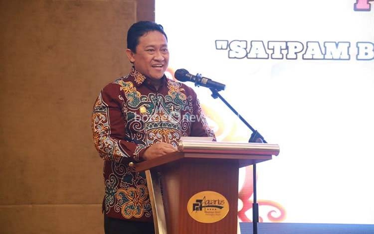 Wagub Kalteng Tegaskan Satpam Garda Terdepan Keamanan Daerah