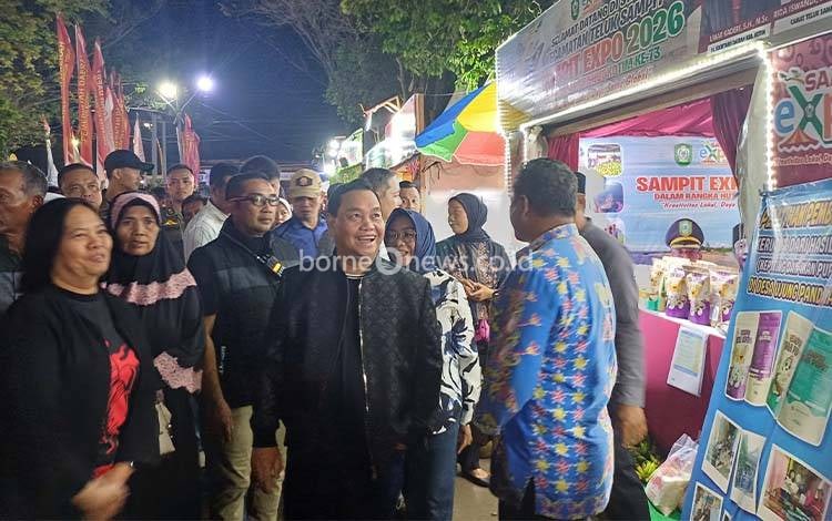 Tinjau Sampit Expo 2026, Bupati Kotim Apresiasi Antusias Peserta dan Pengunjung