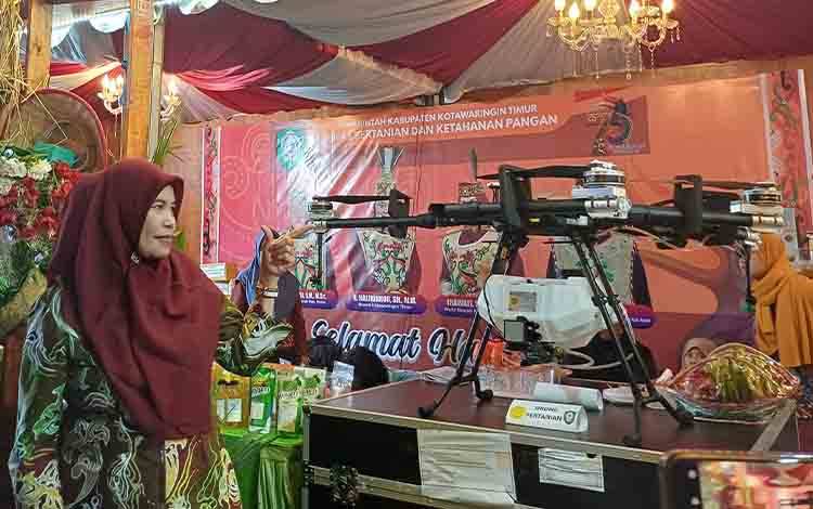 Dukung Swasembada Pangan, DPKP Kotim Terima Empat Drone Pertanian dari Kementan