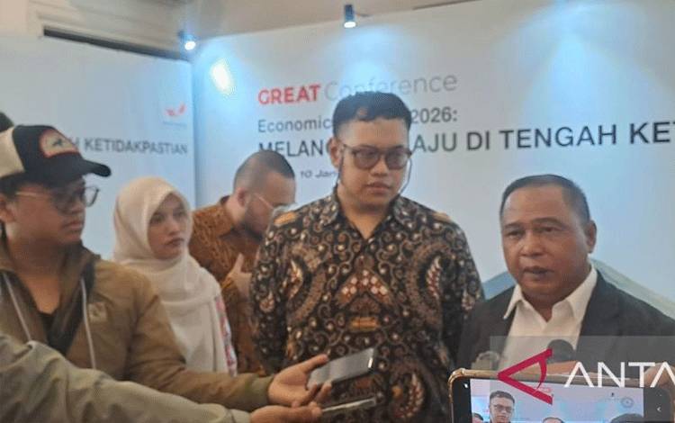 Gambaran prospek ekonomi Indonesia dipaparkan dalak Economic Outlook 2026 oleh sejumlah peneliti dari Great Institute, sebuah lembaga kajian yang menilai perekonomian nasional tetap tangguh dan prospektif memasuki tahun 2026. ANTARA/HO-Great Institute.