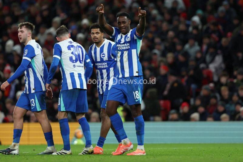 Manchester United Tersingkir dari Piala FA usai Kalah 1-2 dari Brighton