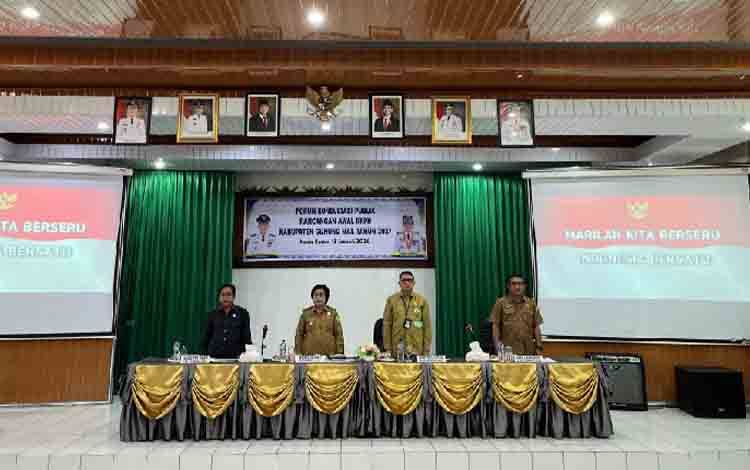 Wakil Bupati Gumas Ajak Semua Pihak Perkuat Sinergi Capai Target Pembangunan
