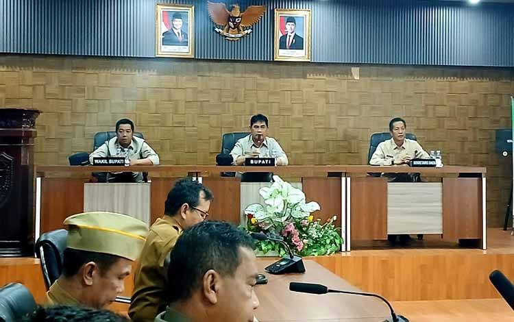 Pemkab Barito Utara Rakor soal Kelangkaan BBM dan Elpiji 3 Kg