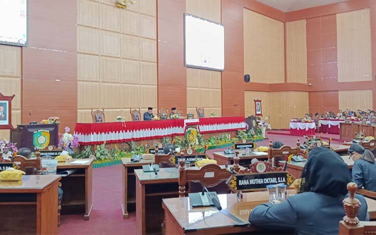 DPRD Palangka Raya Rapat Paripurna Bahas Hasil Pemeriksaan BPK