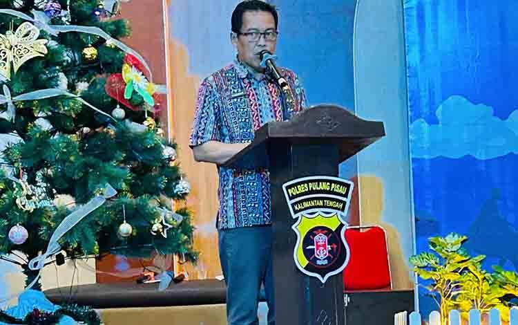 Hadiri Perayaan Natal, Staf Ahli Setda Pulang Pisau Tekankan Pererat Silaturahmi