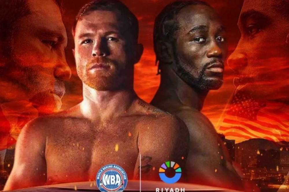Poster laga tinju Saul "Canelo" Alvarez melawan Terence "Bud" Crawford yang dipublikasikan World Boxing Association (WBA) dalam laman resminya yang dipantau di Jakarta, Rabu (10/9/2025). (Laman resmi WBA)